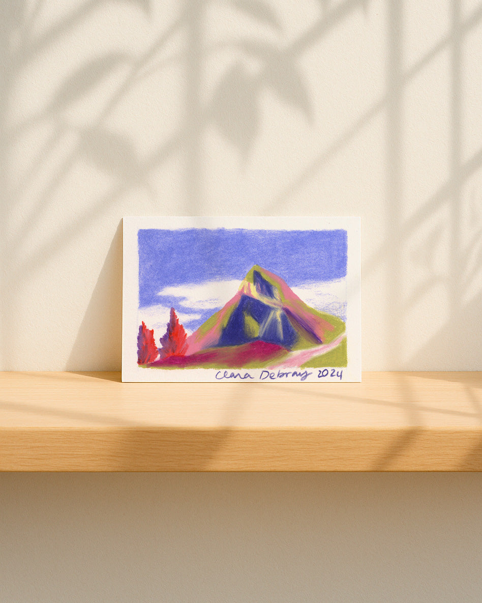 Pic du Viscos • Dessin original