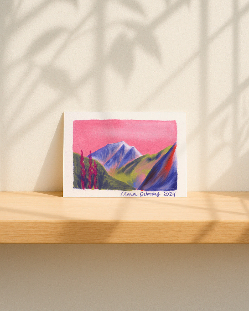 Signal du petit mont Cenis • Dessin original