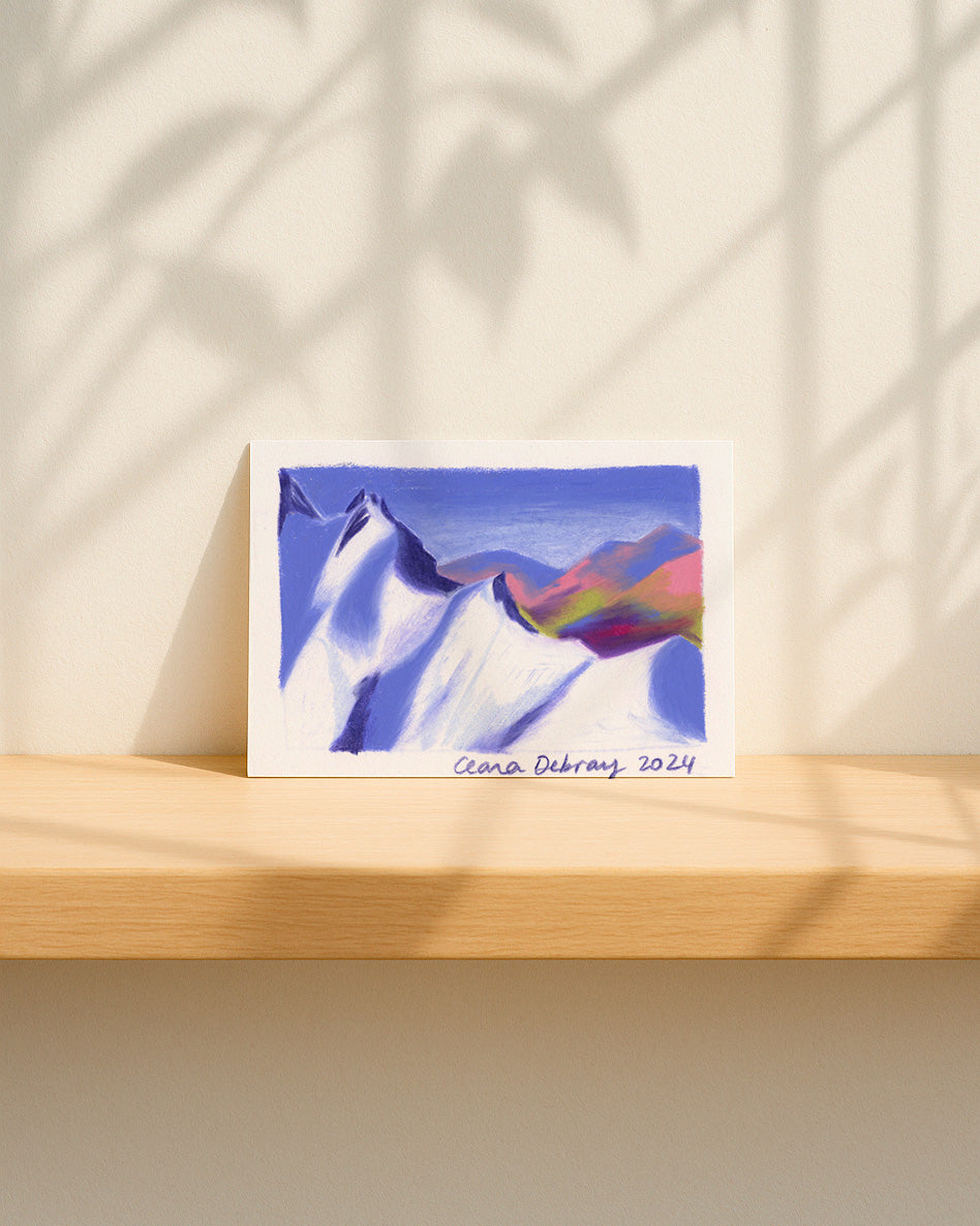 Arêtes de Rochefort • Dessin original