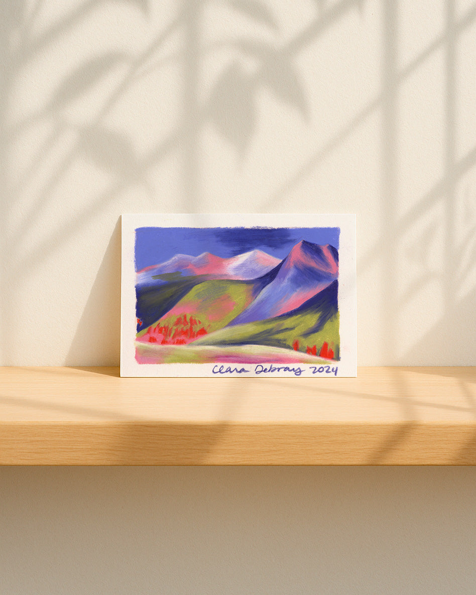 Mont Pelat • Dessin original